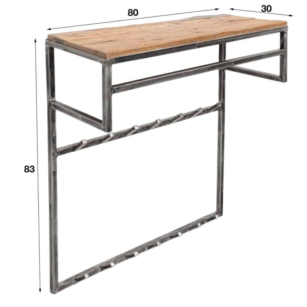 Kapstok Wooden shade 14 haken