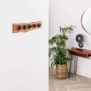Kapstok Short Wood 5 haken