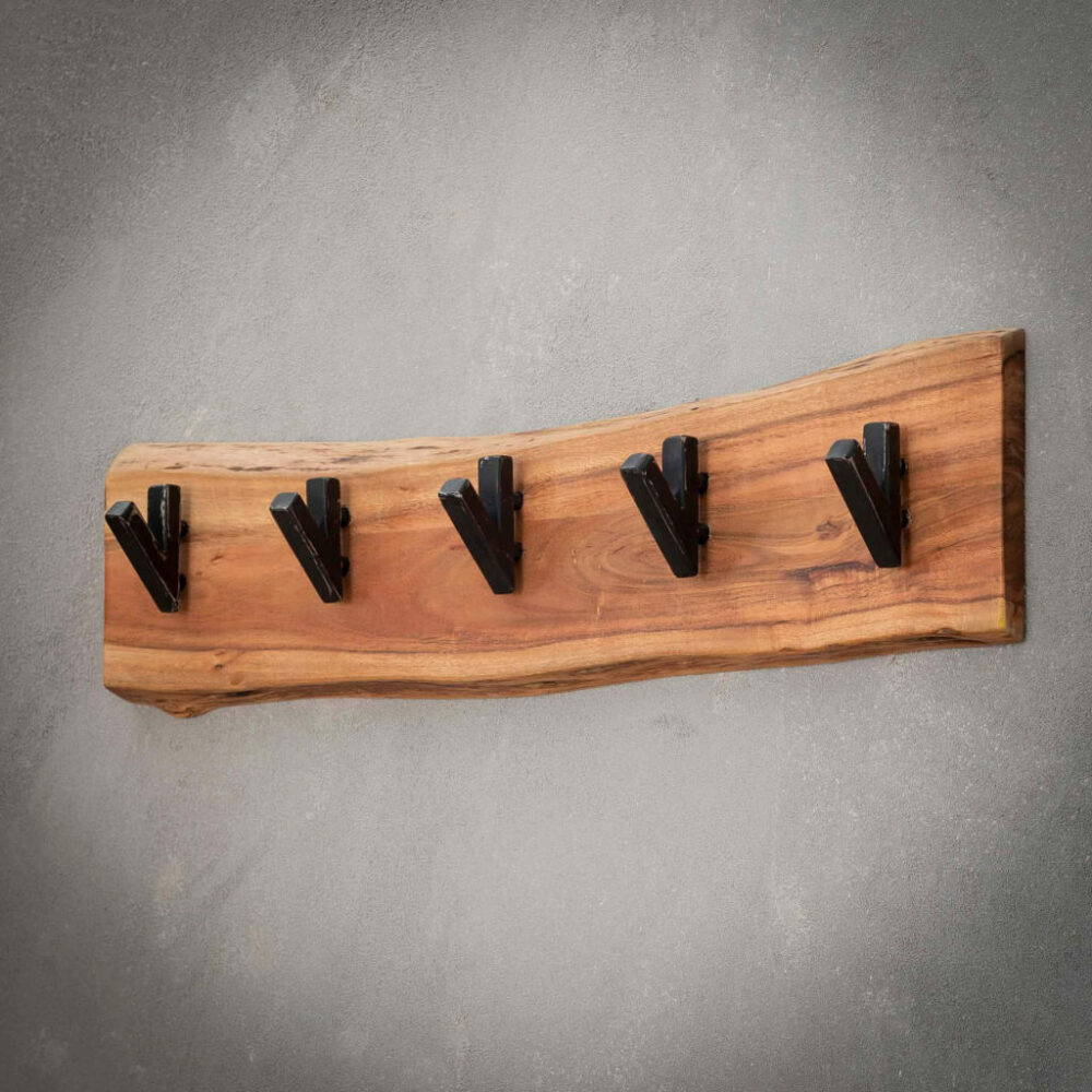 Kapstok Short Wood 5 haken
