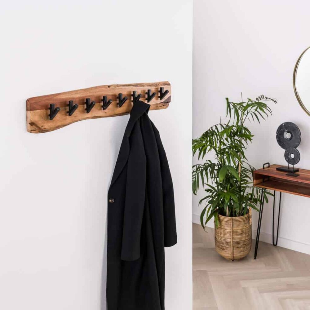 Kapstok Long Wood 8 haken