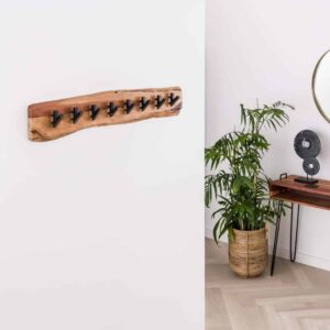 Kapstok Long Wood 8 haken