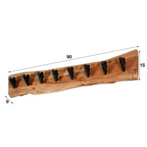 Kapstok Long Wood 8 haken