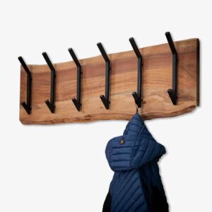 Double Kapstok Long Wood (8 haken)