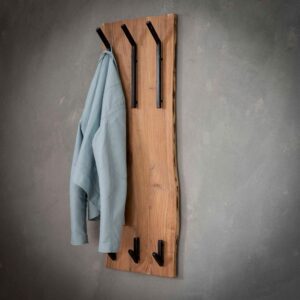 Double Kapstok Short Wood (2x3 haken)