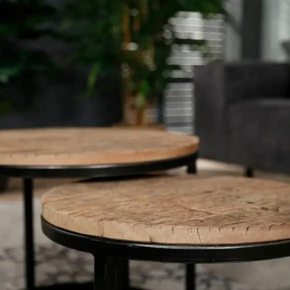 Bijzettafel Cadre set/2