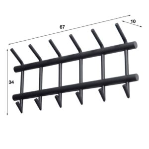 Kapstok Steel hooks (6 haken)