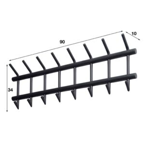 Kapstok Steel hooks (8 haken)