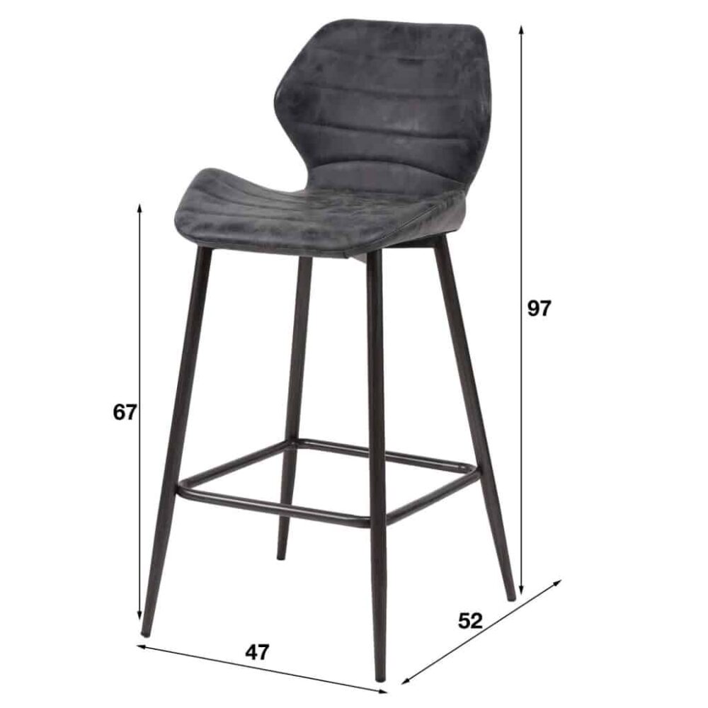 Barstoel Yucan (Black)