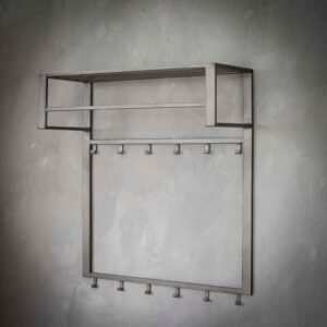 Double Kapstok Long Steel (8 haken)