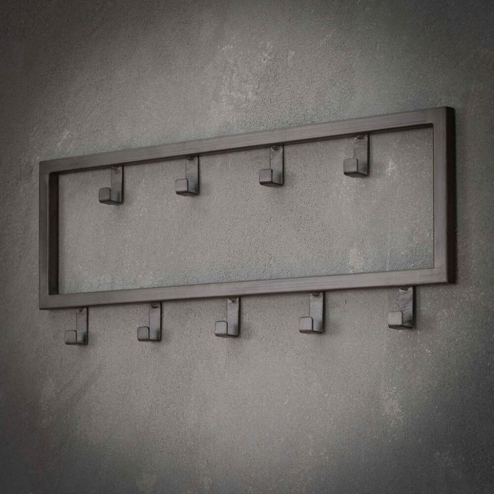 Kapstok Steel square (9 haken)