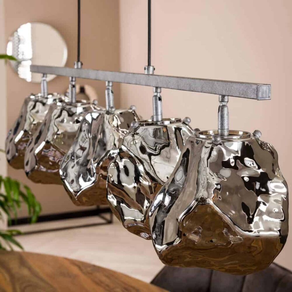 Hanglamp 5L Stone