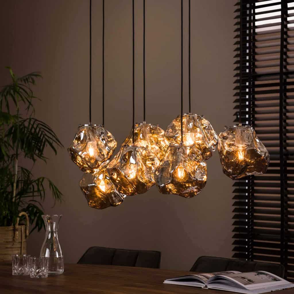 Hanglamp 7L Stone