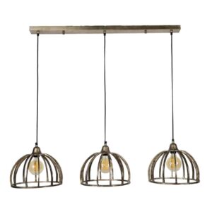 Hanglamp 3L ribbed frame