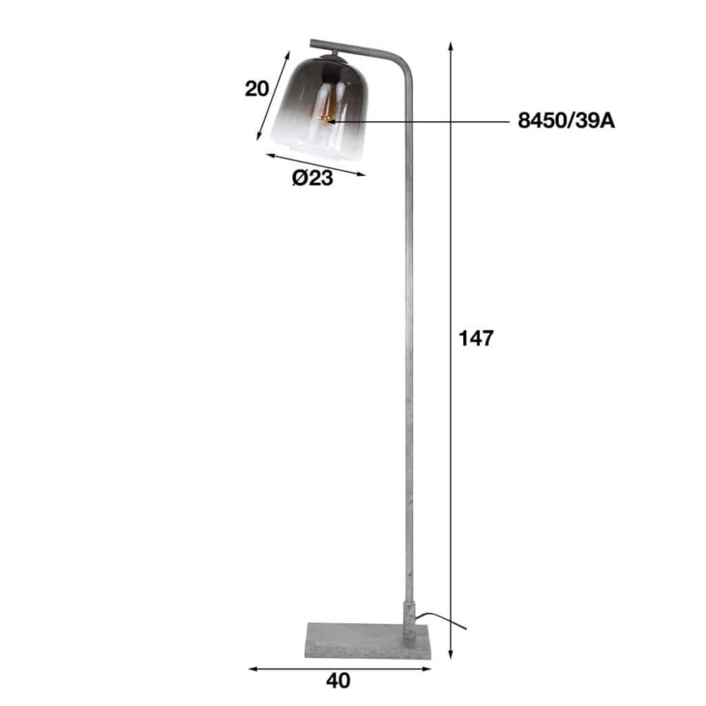 Vloerlamp 1L Timeless