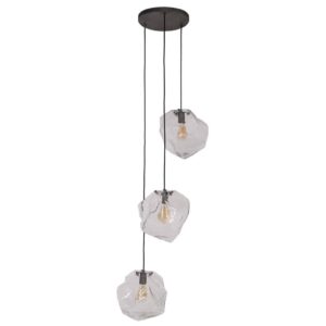 Hanglamp 1L stepped Crystal