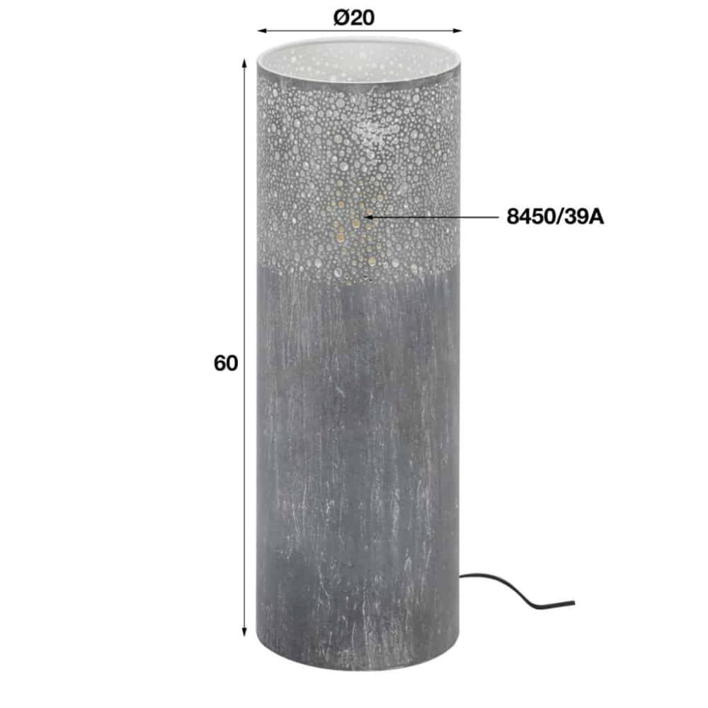 Vloerlamp Cylinder Punch - 60cm