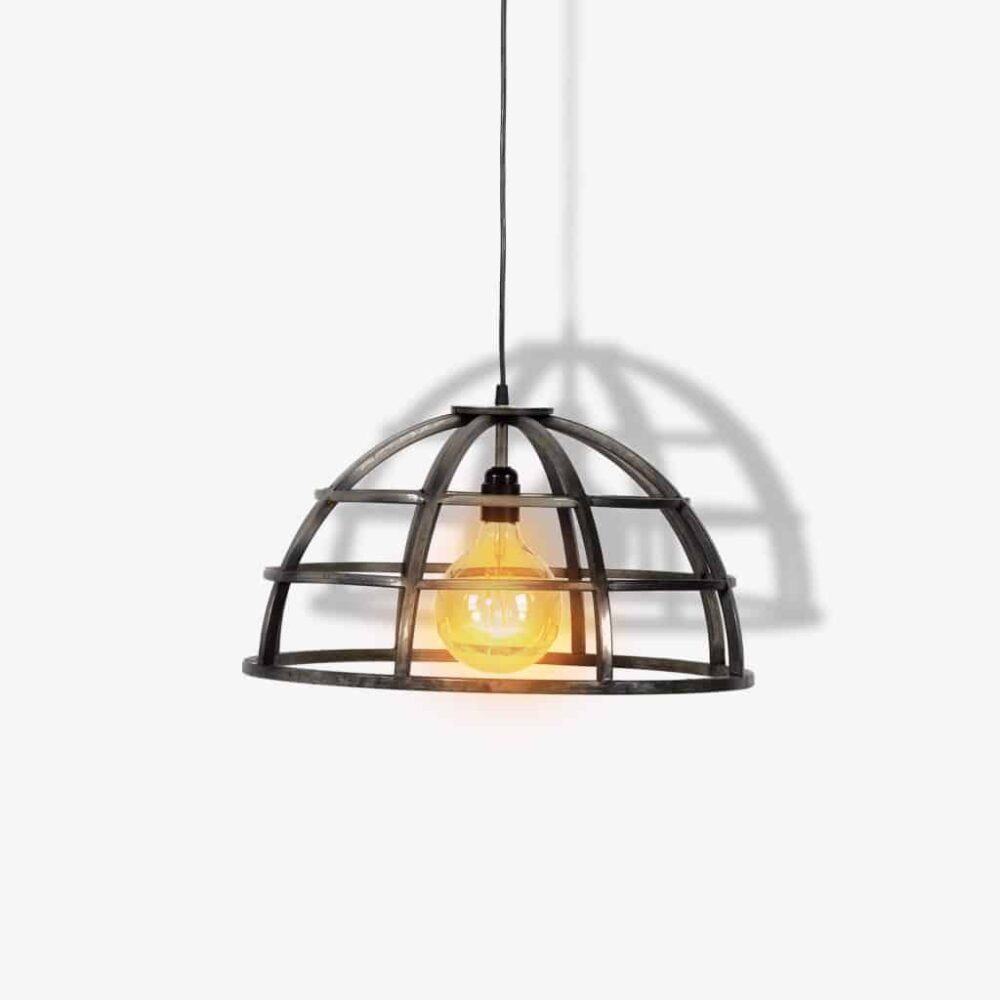 Hanglamp 1L Ribbed Bulge Ø50