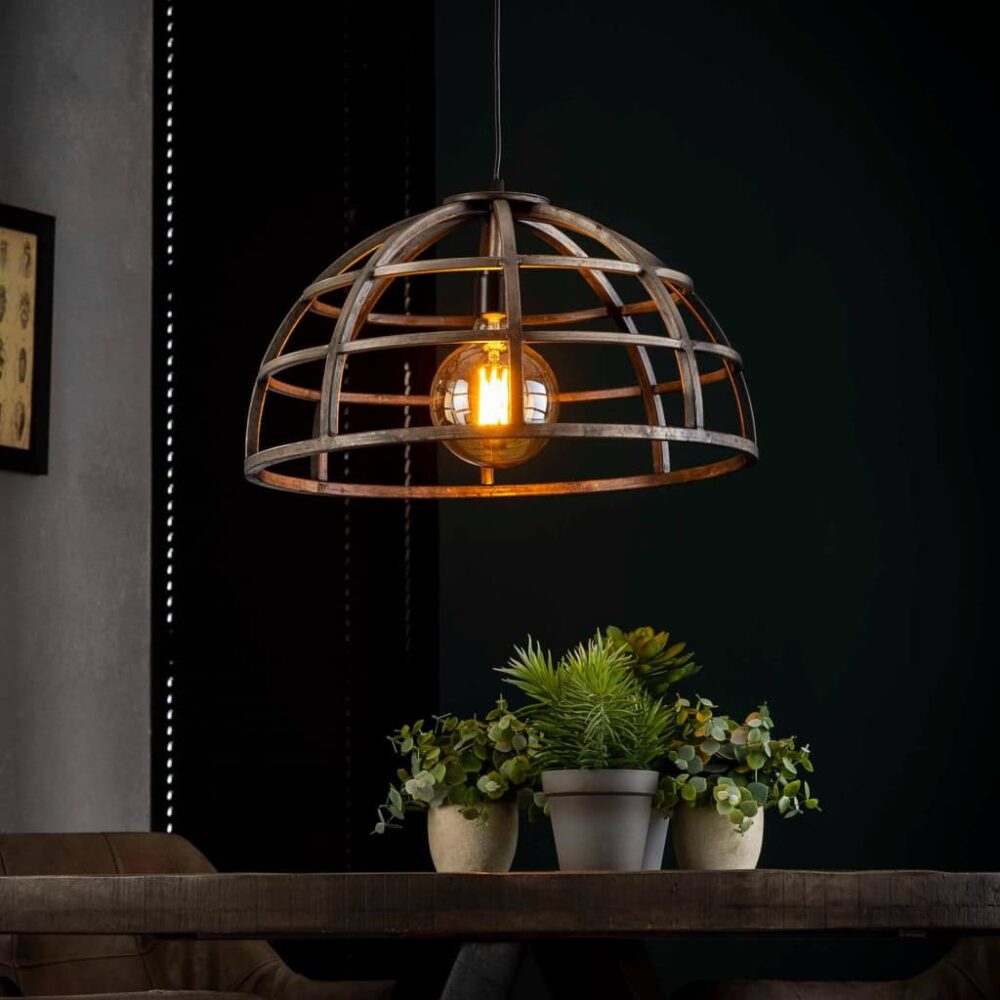 Hanglamp 1L Ribbed Bulge Ø50