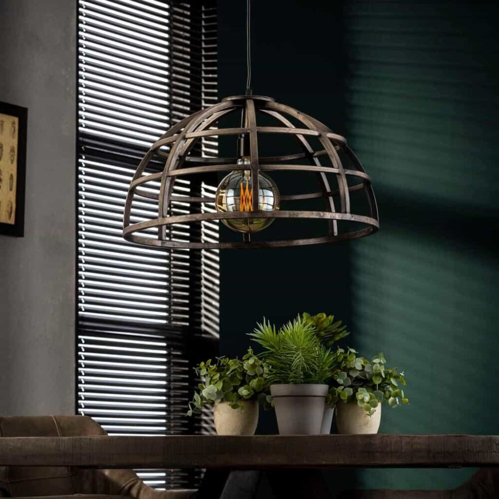 Hanglamp 1L Ribbed Bulge Ø50