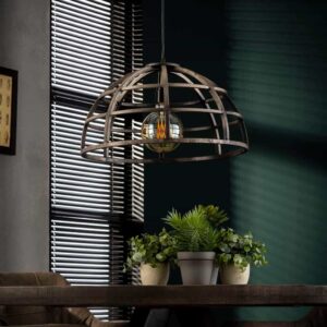 Hanglamp 1L Ribbed Bulge Ø50