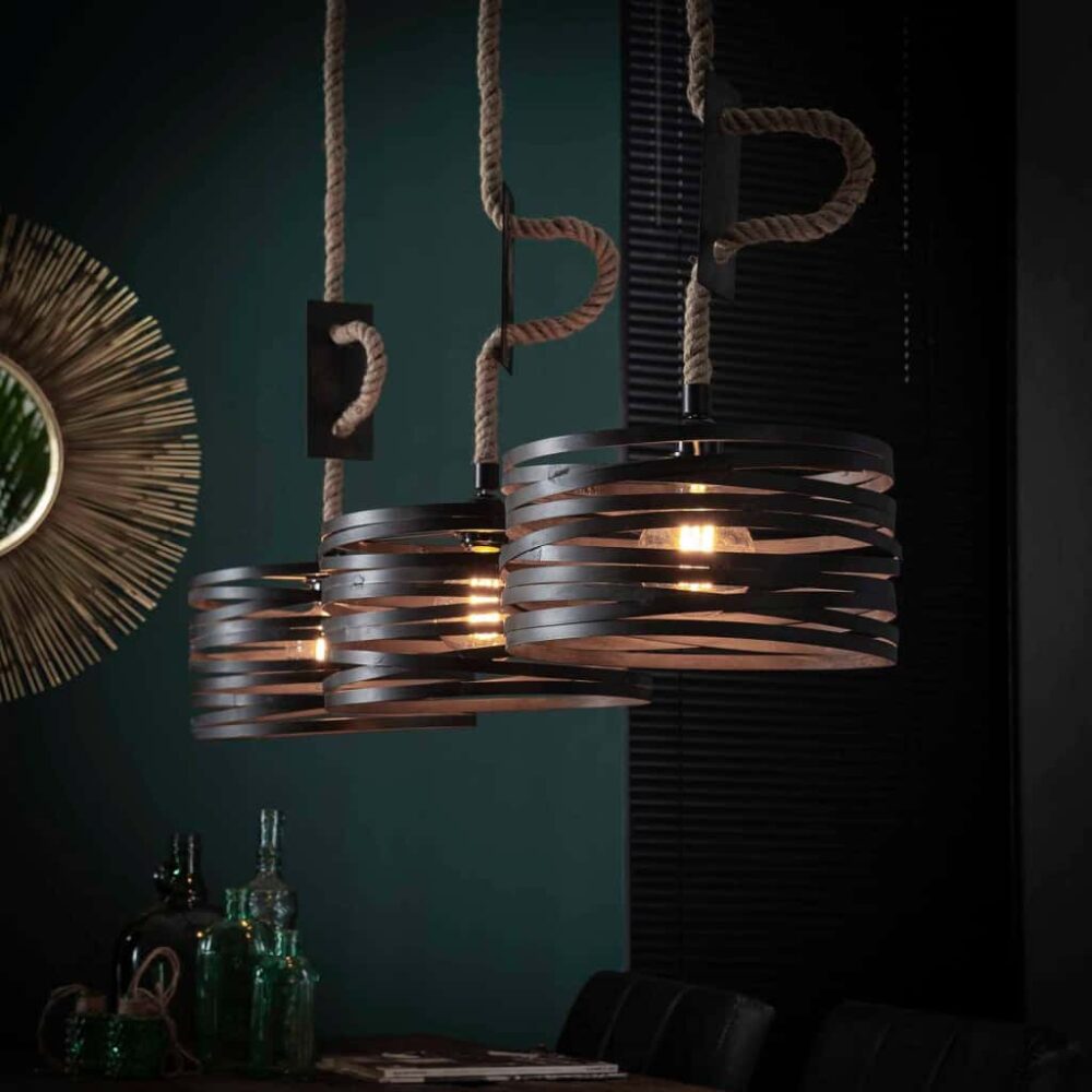 Hanglamp Twisted 3 Lampen