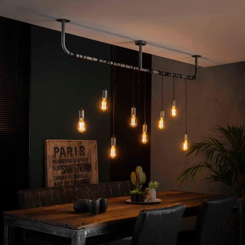 Hanglamp Warp 8 Lampen