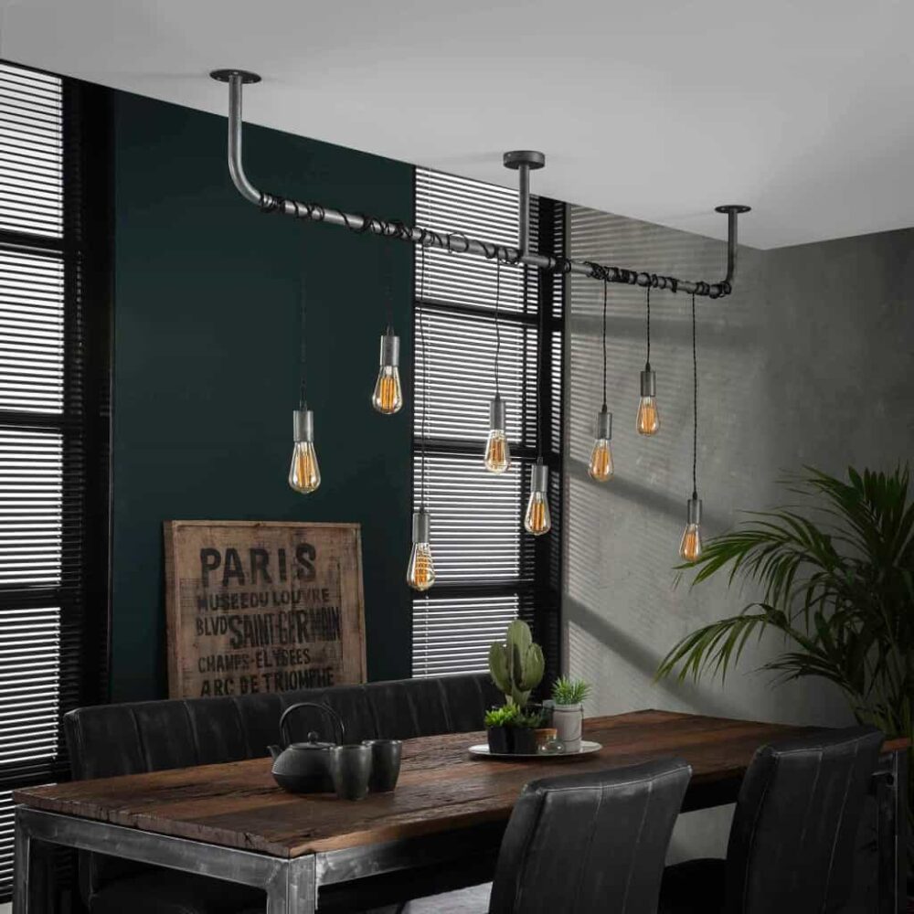 Hanglamp Warp 8 Lampen