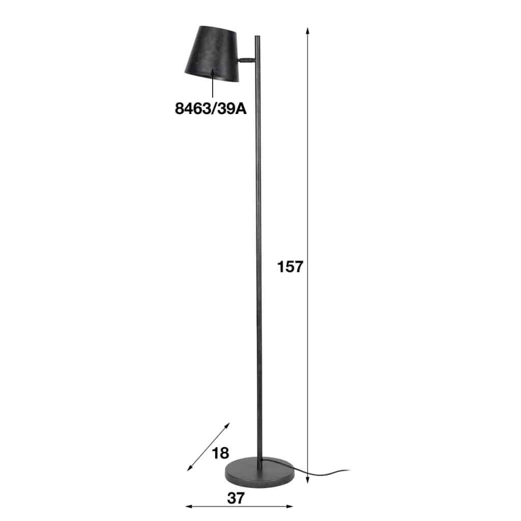 Vloerlamp 1L Metal Shade