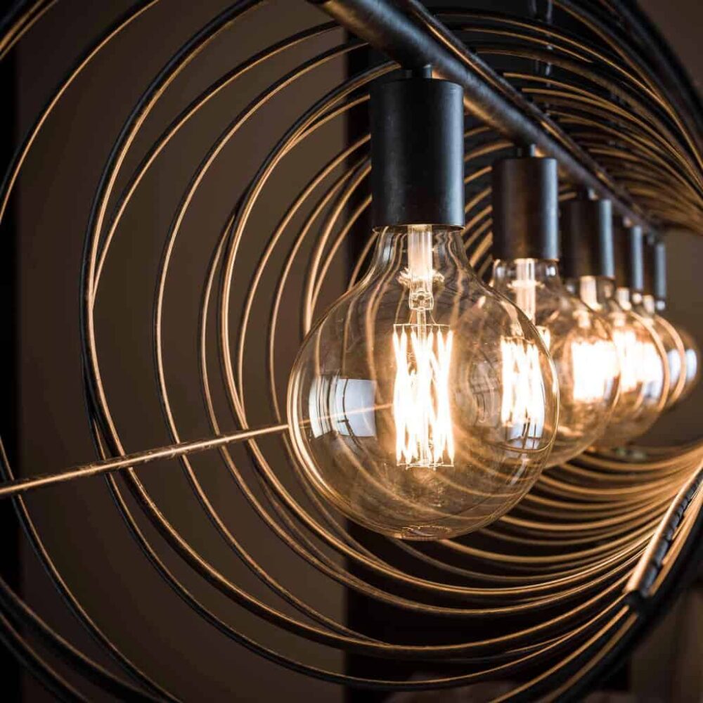 Hanglamp 5L Fil de fer