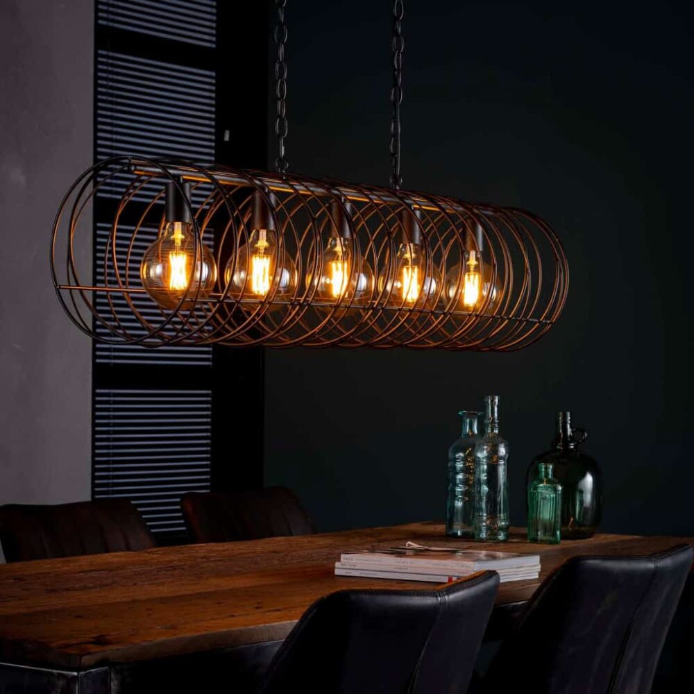 Hanglamp 5L Fil de fer