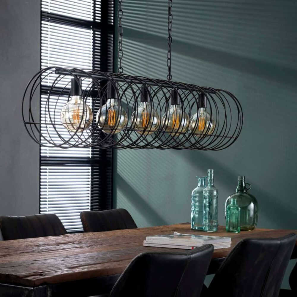 Hanglamp 5L Fil de fer