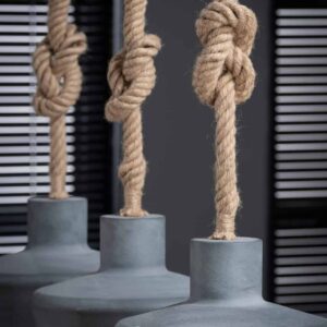Hanglamp 3L Corde beton