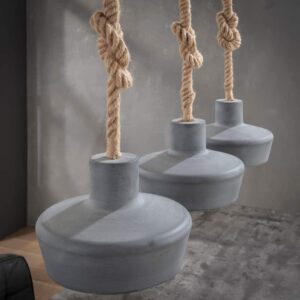 Hanglamp 3L Corde beton