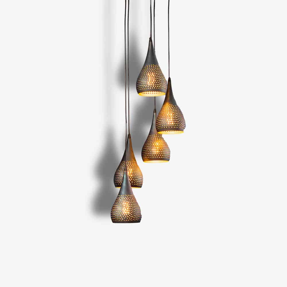 Hanglamp 5L Punch stepped