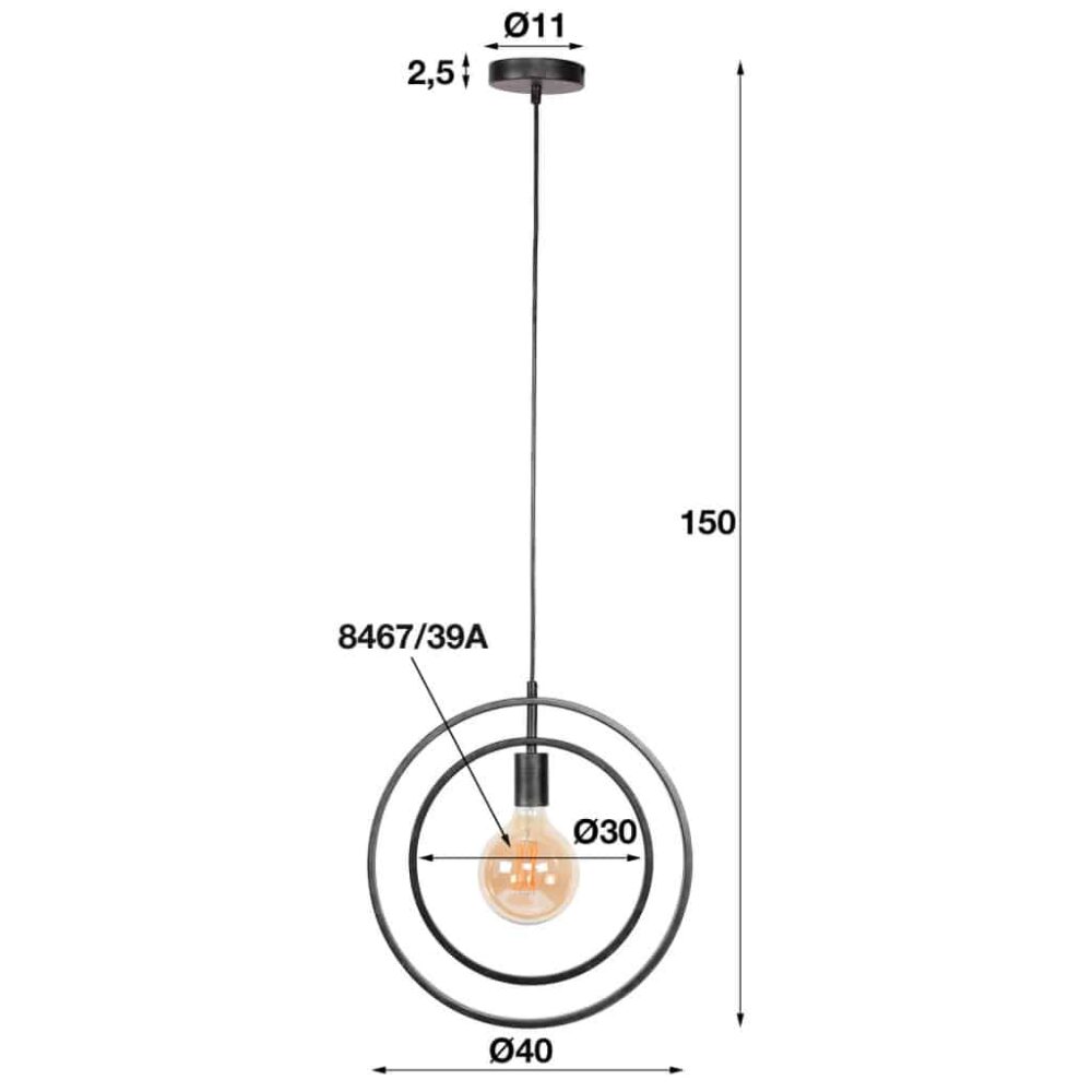 Hanglamp 1L Endless