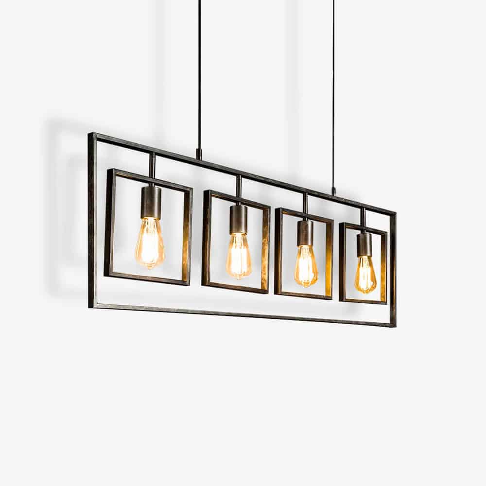 Hanglamp 4L Squared