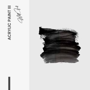 Acrylic Paint III - Muurcirkel Dibond