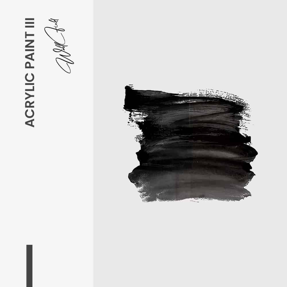 Acrylic Paint III - Muurcirkel Dibond