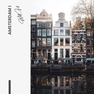 Amsterdam I - Muurcirkel Dibond
