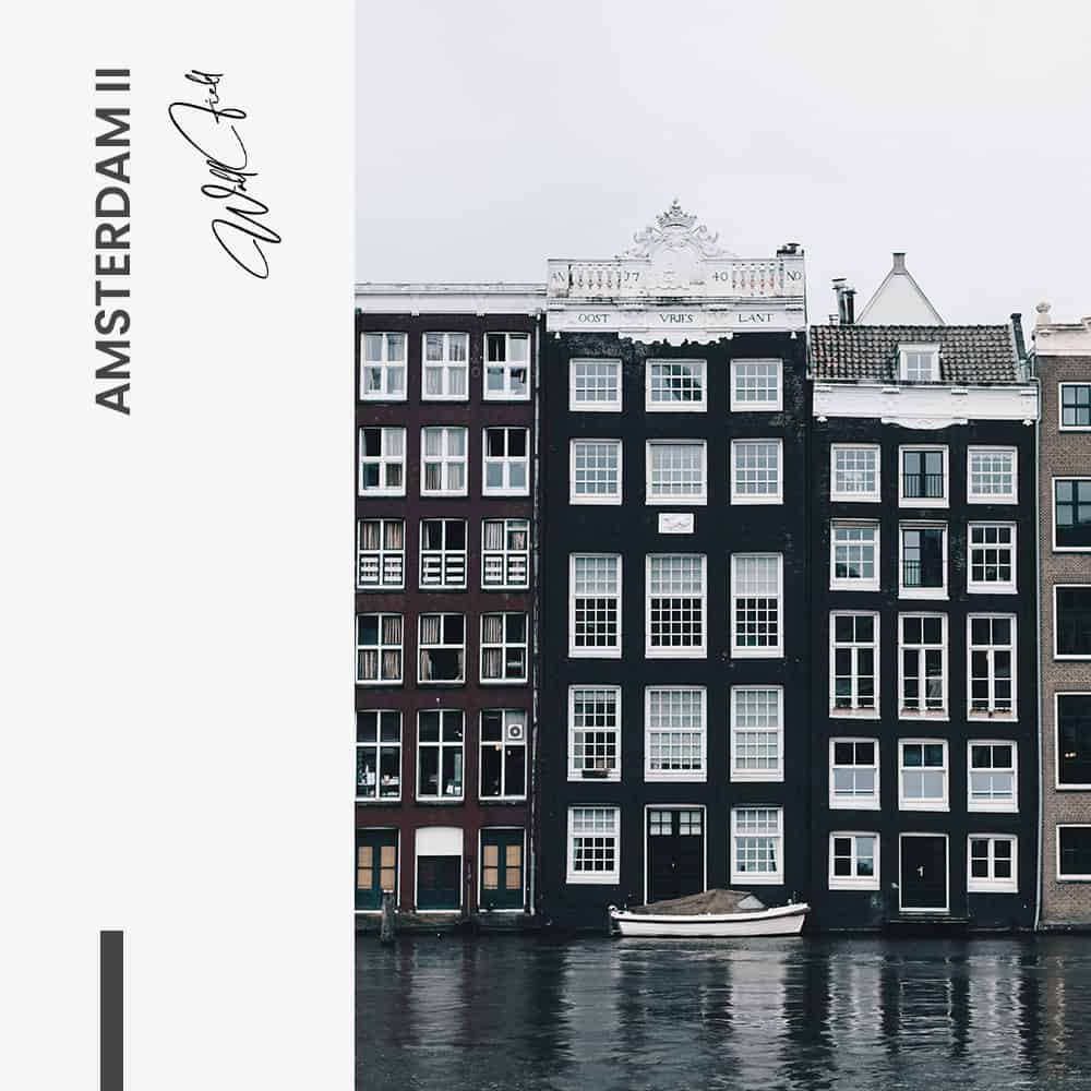 Amsterdam II - Muurcirkel Dibond