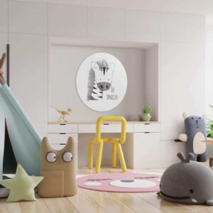 Animals Quotes I - Muurcirkel Dibond