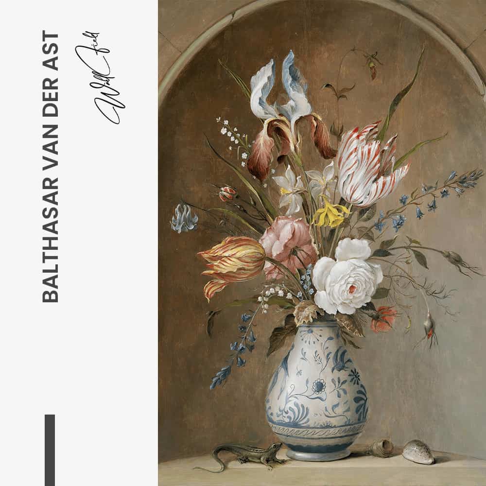 Balthasar van der Ast - Muurcirkel Glass