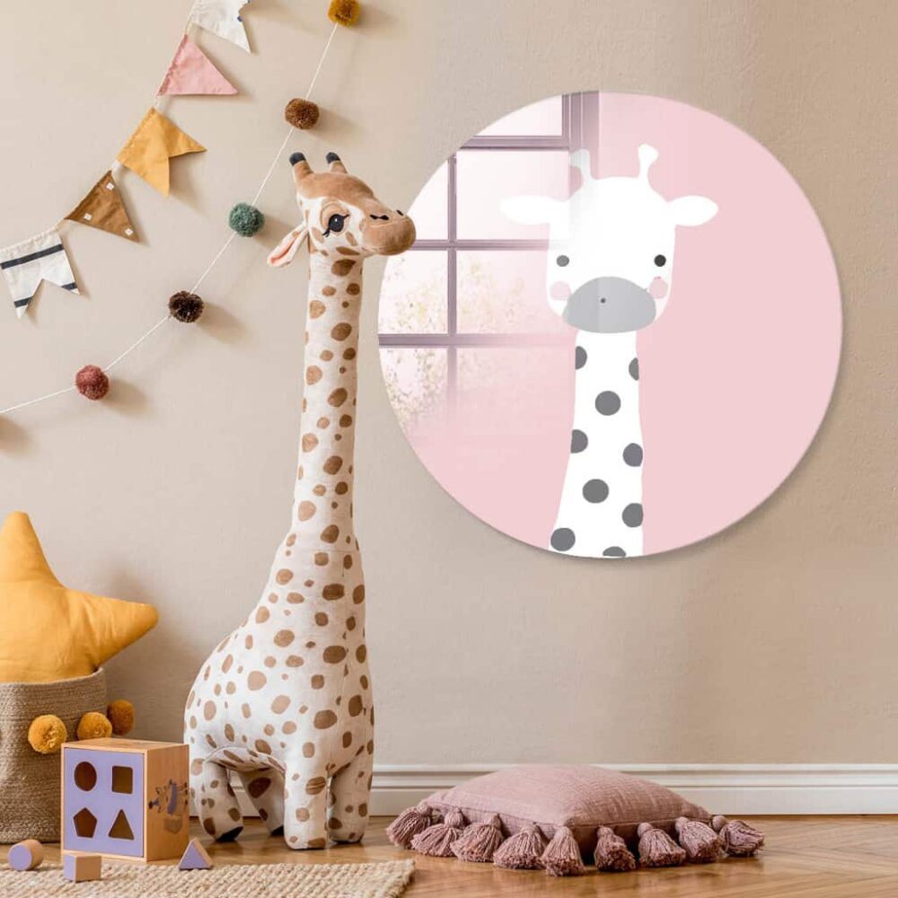 Loving Animals I - Muurcirkel Glass