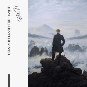 Casper David Friedrich - Muurcirkel Glass
