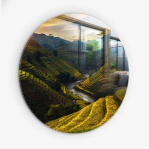 China - Muurcirkel Glass