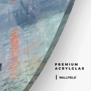 Claude Monet - Muurcirkel Glass