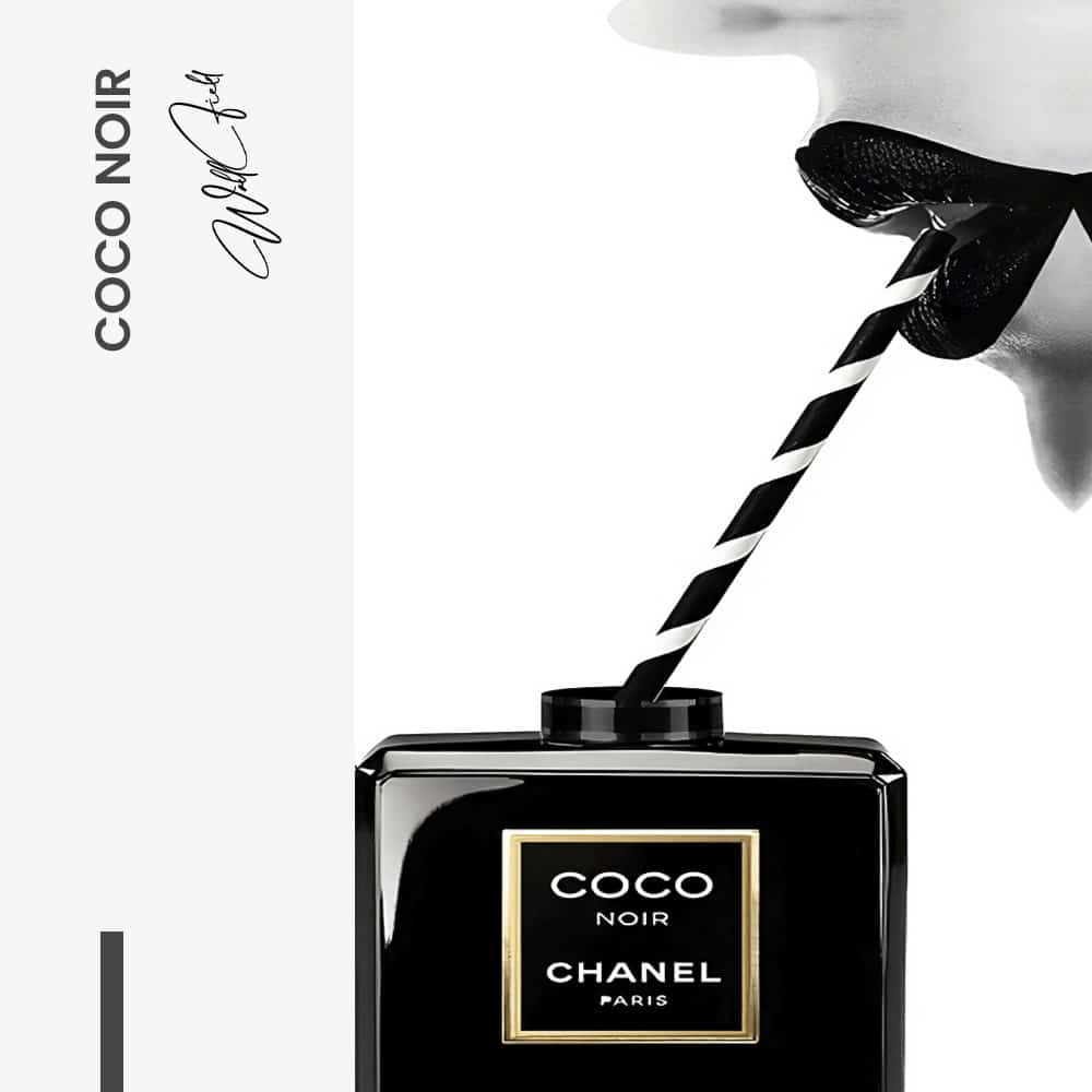Coco Noir - Muurcirkel Dibond