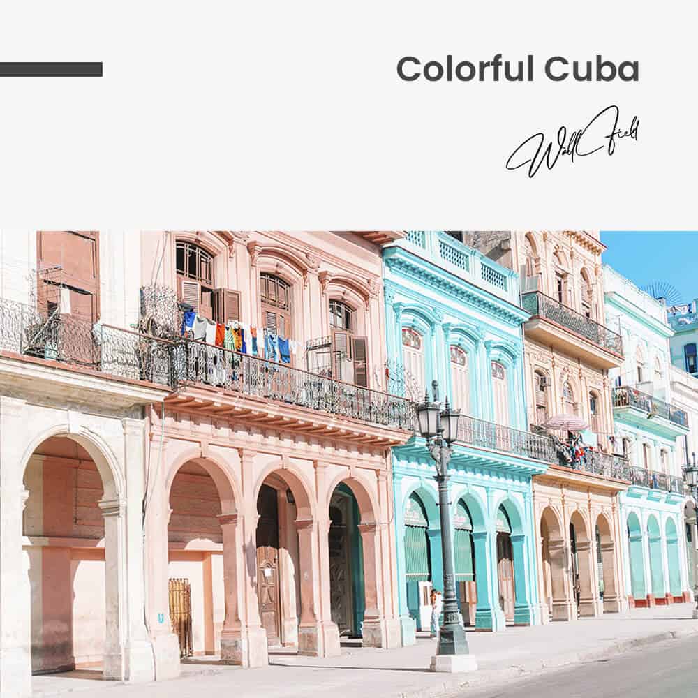 Colorful Cuba - tuinposter