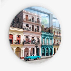 Cuba - Muurcirkel Glass