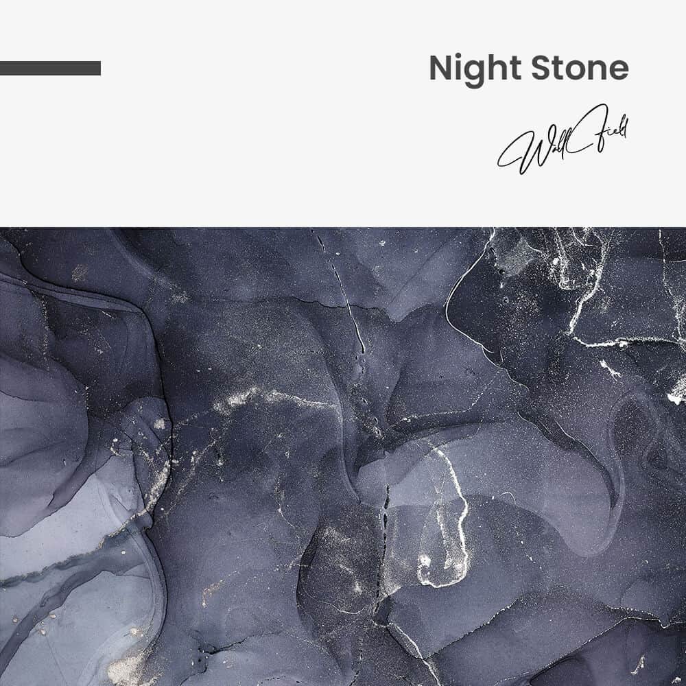 Night Stone - Muurcirkel Glass